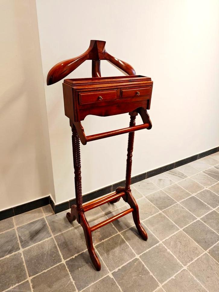 Magnifieke mahoniehout Dressboy 'Henri', Huis en Inrichting, Woonaccessoires | Kapstokken, Zo goed als nieuw, Ophalen