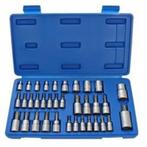 Torx/resistorx doppen- en bitdoppenset 35-delig, Auto diversen, Autogereedschap, Ophalen of Verzenden, Nieuw