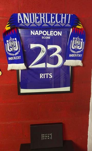 Mats Rits / RSCA - Match issued en gesigneerd + certificaat beschikbaar voor biedingen