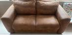 2 zitsbank cognac in heel goede staat, Ophalen, Zo goed als nieuw