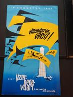 ijzer bedevaart 1962 luc verstraete 57,5 op 34,5 cm., Verzamelen, Ophalen of Verzenden