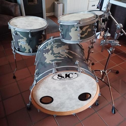 SJC usa custom uniek drumstel nieuwprijs 2800 € in zgst, Muziek en Instrumenten, Instrumenten | Toebehoren, Zo goed als nieuw