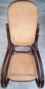 vintage rocking chair, Huis en Inrichting, Stoelen, Ophalen, Gebruikt, Bruin, Hout