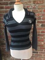 T.Shirt met Lange Mouwen, maat xs, Noir, Taille 34 (XS) ou plus petite, Edc Espritt, Porté