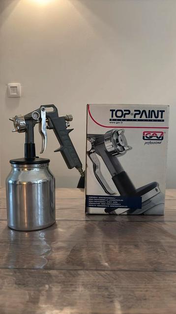 Pistolet à peinture en aluminium à vendre ! Très bon état, Enlèvement ou Envoi, Comme neuf