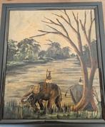 Vermoedelijk oud afrikaans schilderij, Antiek en Kunst, Kunst | Schilderijen | Klassiek, Ophalen