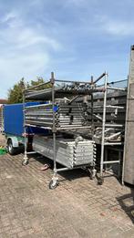 11m werkhoogte rolsteiger/stelling, Enlèvement, Utilisé, Échafaudage fixe ou roulant, 5 mètres de hauteur ou plus