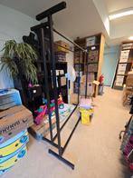 2 professionele kledingrekken Zwart staal, Enlèvement