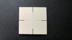 Niko viervoudige drukknop cream - 100-51004, Ophalen, Gebruikt, Schakelaar