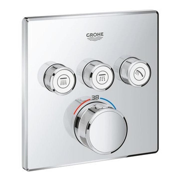 grohe-grohtherm-smartcontrol-afdekset-badthermostaat, Doe-het-zelf en Bouw, Sanitair, Nieuw, Chroom, Ophalen