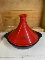 Chasseur tajine rood, Huis en Inrichting, Gebruikt, Overige typen, Ophalen of Verzenden, Gietijzer