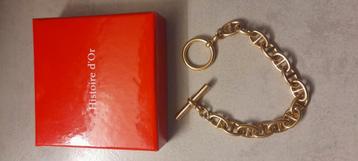 Sublieme vergulde armband in Cartier-stijl - Gemaakt in Ital beschikbaar voor biedingen