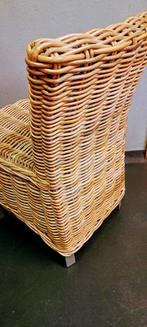 Prachtige zeer sterke echte rotan stoelen 4 stuks !, Enlèvement ou Envoi