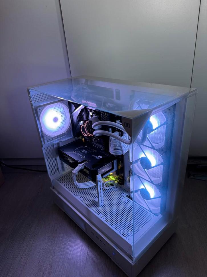 PC de jeu blanc RTX 4060ti, Informatique & Logiciels, Ordinateurs de bureau, Comme neuf, SSD, Gaming, Enlèvement