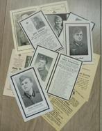 10  x WO2 bidprent/sterbebild/rouwprent Duitse soldaten, Verzenden, Landmacht, Overige typen