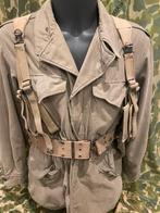 Veste M43 US W2 + sangle 1944, Collections, Enlèvement ou Envoi