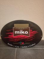 emaillebord MIKO koffie, Ophalen
