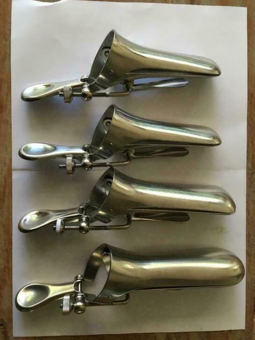 set van 4 eendebekken RVS uit ziekenhuisboedel, Diversen, Braces