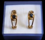 paar vintage goldplated oorbellen., Gebruikt, Ophalen of Verzenden, Be, Knopjes of Stekers