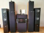 7.1 surround luidsprekers met AV receiver, Audio, Tv en Foto, Luidsprekerboxen, Ophalen, Gebruikt, 120 watt of meer, Complete surroundset