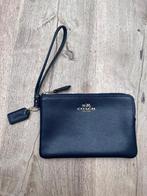 Coach pochette donkerblauw, Gebruikt, Blauw, Leder, Ophalen