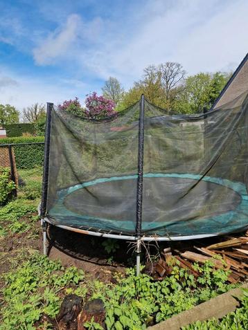 Grote trampoline met veiligheidsnet 5m
