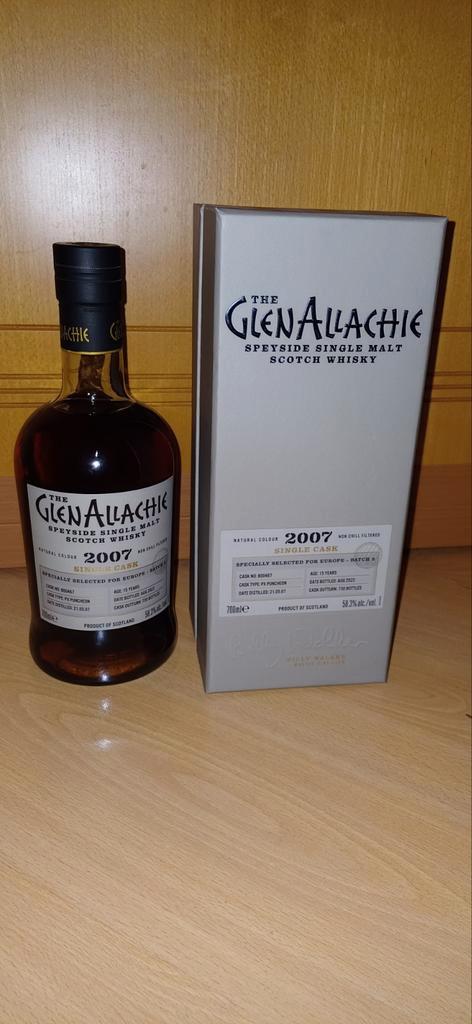 Glenallachie SINGLE PX CASK malt scotch whisky  2007, Verzamelen, Wijnen, Zo goed als nieuw, Ophalen of Verzenden