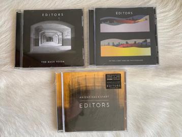 cd Editors - set van 3 cd's beschikbaar voor biedingen