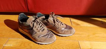 Basket Geox taille 38 avec fermeture éclair, Comme neuf