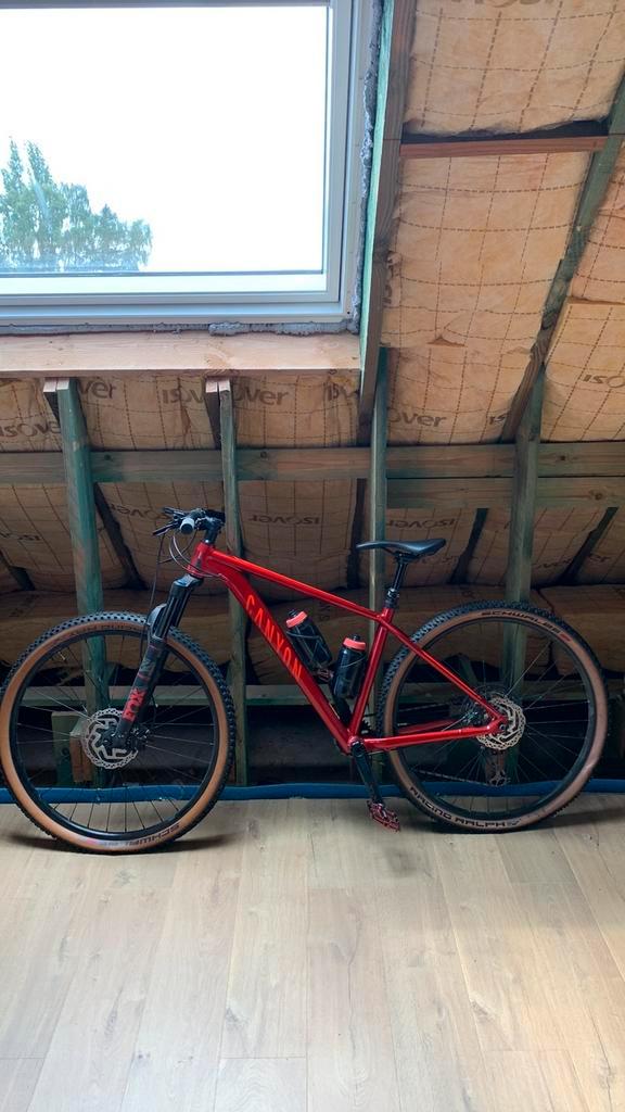 Canyon SL8.0 Ferrari red - hardtail - upgrades - lage prijs, Vélos & Vélomoteurs, Vélos | VTT & Mountainbikes, Comme neuf, VTT semi-rigide