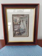 Anton pieck in mooie kader, Antiek en Kunst, Ophalen of Verzenden