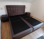 Boxspring Auping Milano 180x200cm + nachtkastjes, Huis en Inrichting, Slaapkamer | Boxsprings, Ophalen, Zo goed als nieuw