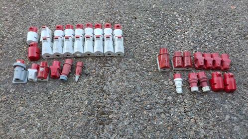 Lot NIEUWE diverse stekkers stopcontact 3, 4, 5 Polig 16-32A, Doe-het-zelf en Bouw, Elektriciteit en Kabels, Nieuw, Ophalen of Verzenden
