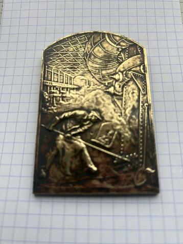Zeldzame bronzen medaille G. Devreese - Ad. GREINER . beschikbaar voor biedingen
