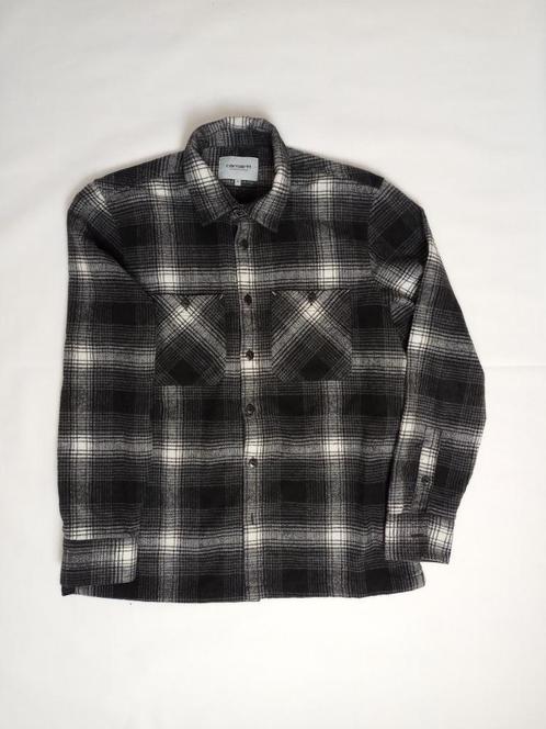 Carhartt WIP L/S Hagen Shirt, MEDIUM, Vêtements | Hommes, Chemises, Porté, Tour de cou 39/40 (M), Noir, Enlèvement ou Envoi