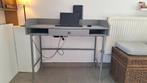 Petit bureau IKEA gris (HAUGA) - 100 x 45 cm, Enlèvement, Utilisé, Bureau