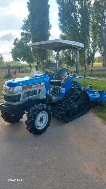 Rups minitractor iseki 23pk 4x4 servo 3punt frees NIEUWSTAAT, Enlèvement