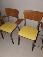 Retro ijzeren kinderstoeltjes, Huis en Inrichting, Stoelen, Ophalen, Rood