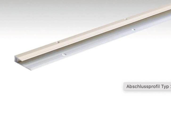 3x NIEUW RVS zand afsluitprofiel 2,7m vloeren Meister, Doe-het-zelf en Bouw, Vloerdelen en Plavuizen, Nieuw, Overige typen, Overige materialen