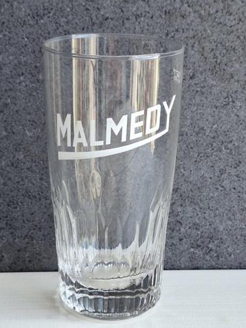 Beau ancien verre à bière Brasserie Malmedy beschikbaar voor biedingen