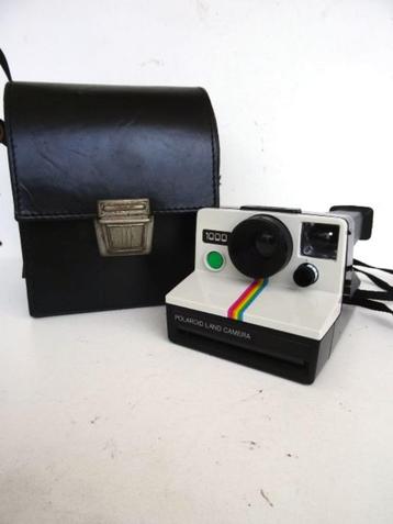 Appareil photo POLAROID 1000 blanc et noir + étui, Enlèvement ou Envoi, Polaroid, Polaroid