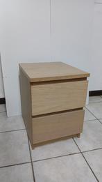 Malm eikenhouten dressoir met 2 laden, Huis en Inrichting, Ophalen, Eikenhout