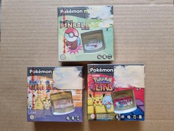 3 consoles Nintendo Pokemon Mini - PAL - RARE, Enlèvement ou Envoi, Neuf, Plateforme