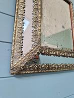Spiegel met glasparels, kwikglas, 19e eeuw., Ophalen of Verzenden
