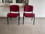 Rode stoelen (2), Huis en Inrichting, Stoelen, Ophalen, Zo goed als nieuw, Rood