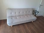 Beige converteerbare fauteuil (ook als bed), Ophalen, Zo goed als nieuw, 75 tot 100 cm, 125 cm of meer