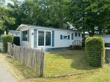 Stacaravan Camping De Klokkenberg Werchter, Caravans en Kamperen, Stacaravans, Tot en met 2