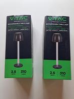 2 oplaadbare tafellampjes met touch dimmer – warm wit, Ophalen of Verzenden, Nieuw