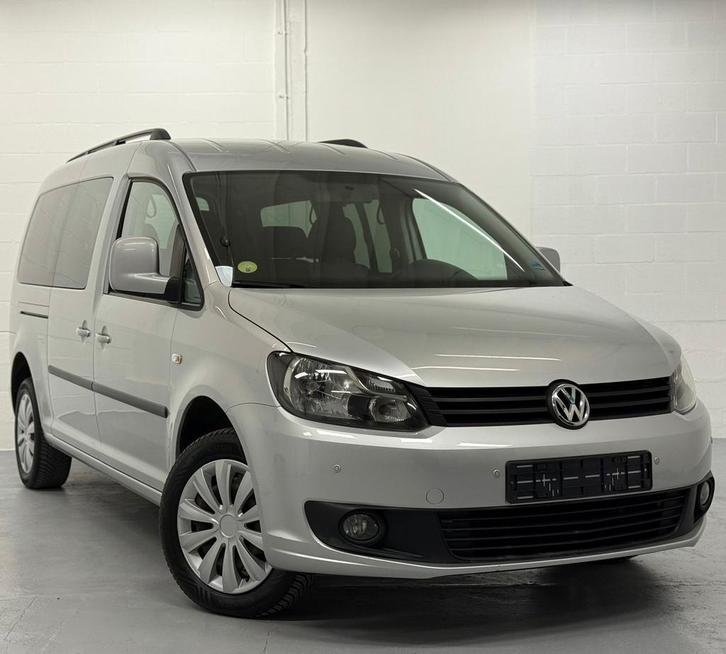 VW CADDY MAXI 7 ZITPLAATSEN 1.6TDI MET KEURING, Auto's, Volkswagen, Bedrijf, Caddy Maxi, ABS, Achteruitrijcamera, Airbags, Airconditioning