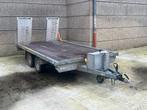 Platte aanhangwagen, Ophalen, Zo goed als nieuw